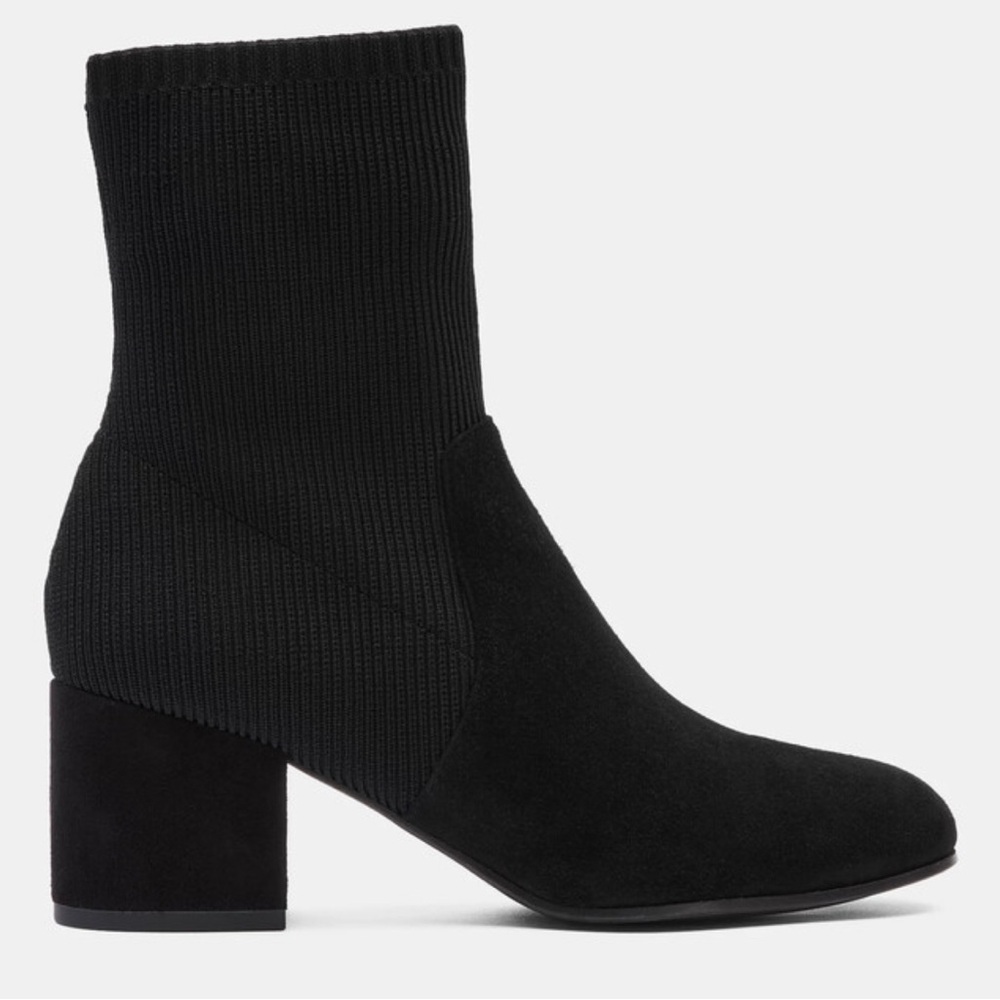 Eileen Fisher Black Sock Booties
